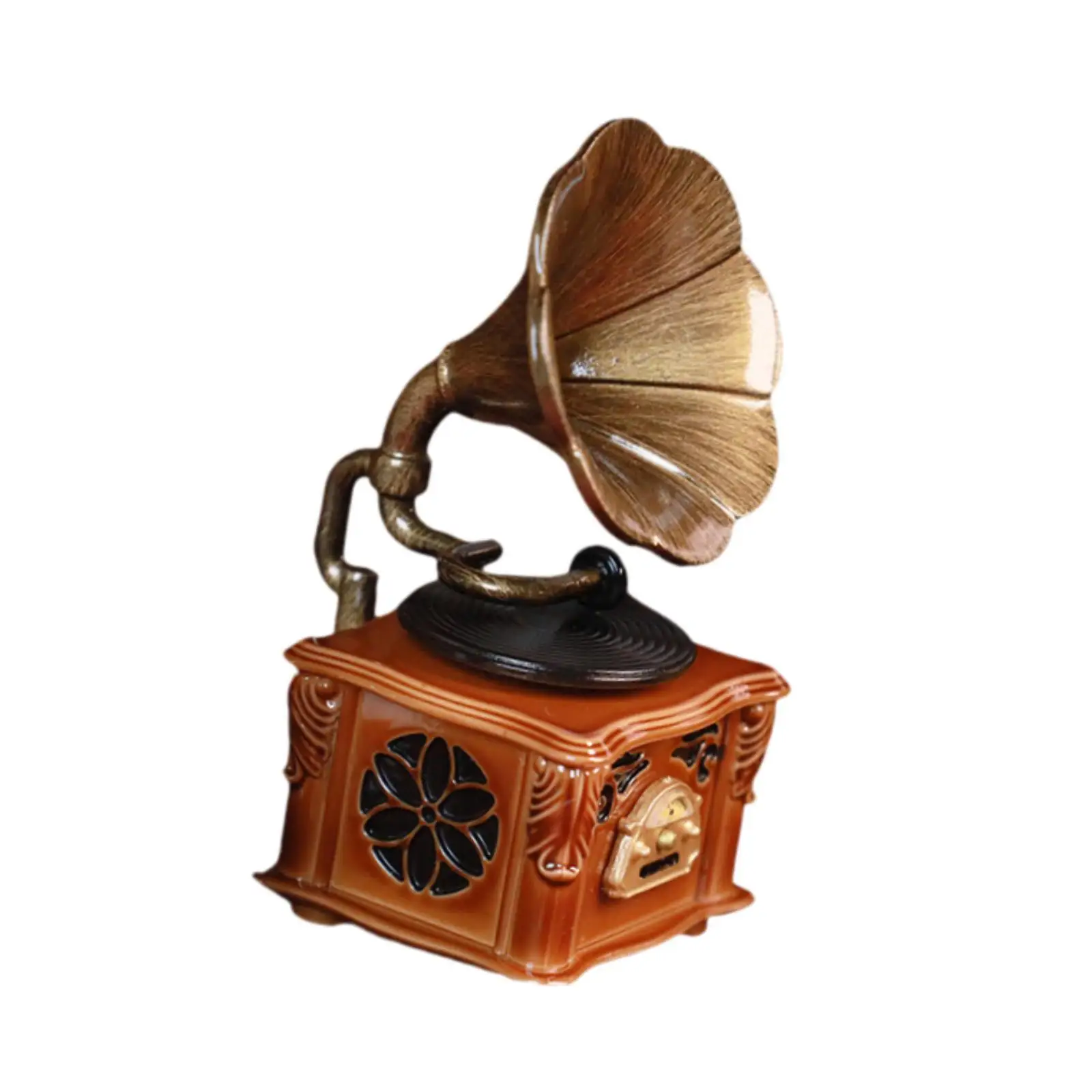 Dollhouse Gramophone Model Mini Furniture for Kitchen Counter DIY Projects