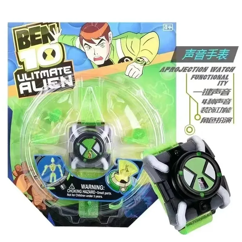 Reloj Ben10 Original 3D, reloj de proyección Earth Defenders, juguete Omnitrix, figuras de Anime, modelo de juguetes de PVC para niños, regalos - imagen 4