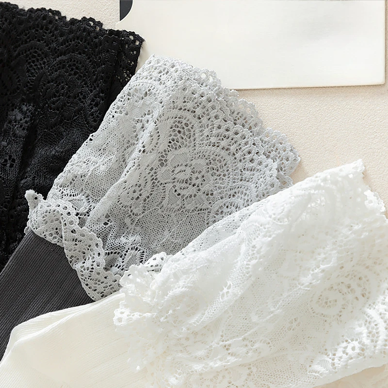 1 par de calcetines de baile de encaje a la moda para chico, calcetines elegantes y dulces de princesa con volantes hasta la pantorrilla para niños, calcetines escolares de algodón suave para primavera y verano - imagen 4