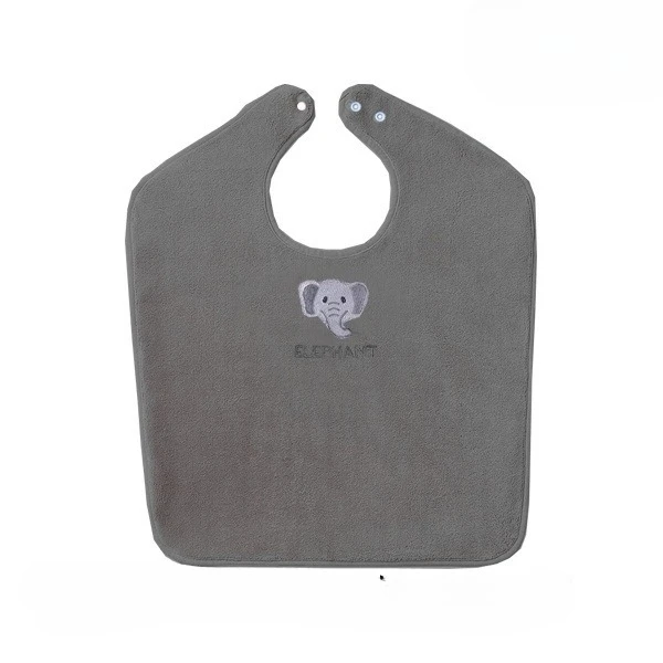 Babero impermeable para bebé, correa para el cuello, toalla de alimentación para cepillar los dientes, lavado de cara, secado rápido, sin mangas, mantiene la ropa seca de 1 a 5 años - imagen 4