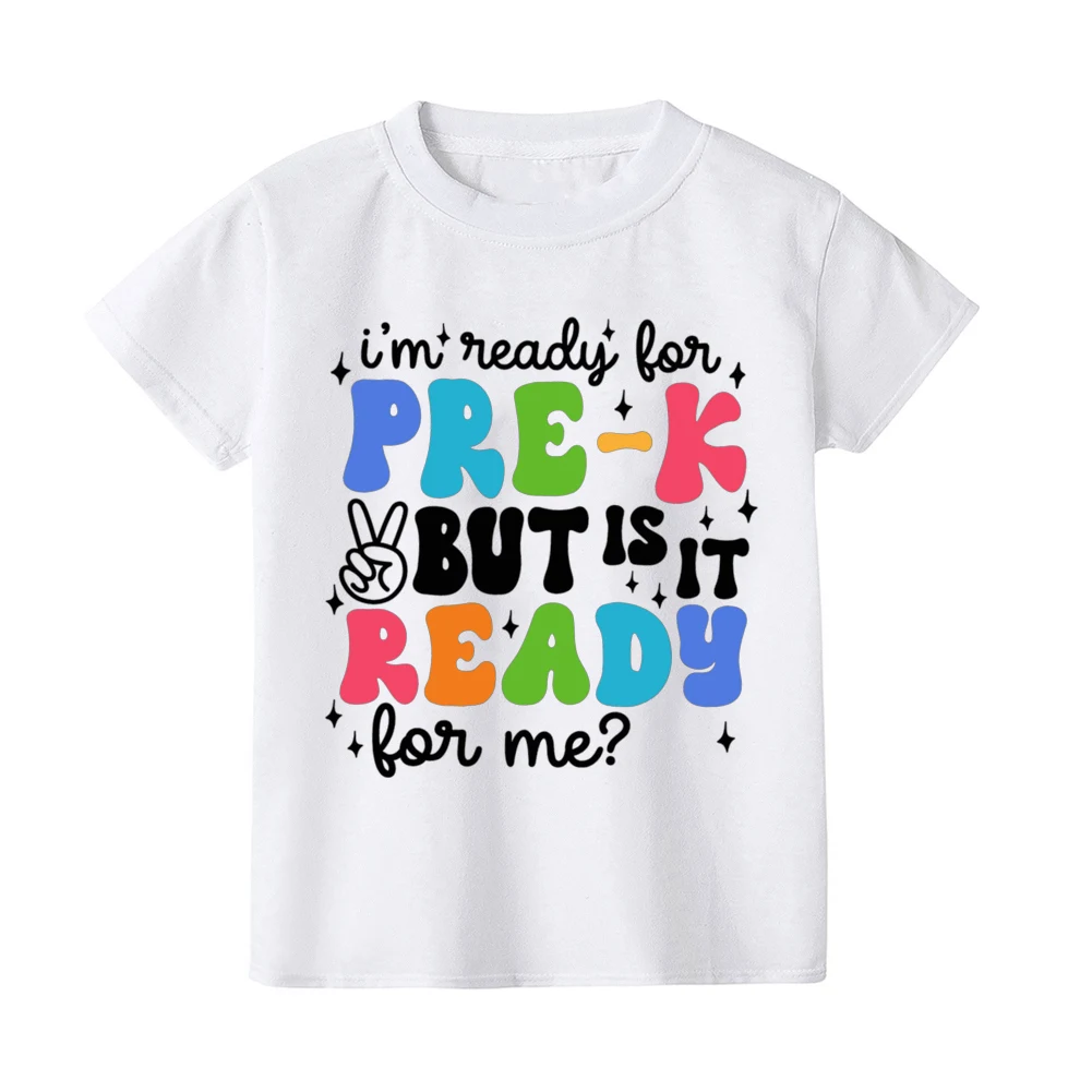 Camisa de Hello Prek Para Niños y Niñas, ropa bonita para el primer día de la escuela, regalo de regreso a la escuela, camisa preescolar para niños pequeños - imagen 5