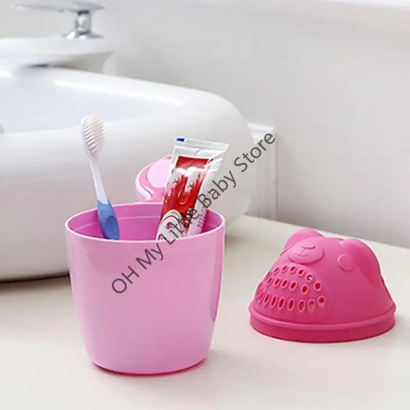 Enjuagador cascada baño bebé dibujos animados M76C, champú para niños, taza enjuague, lavado ducha baño - imagen 4