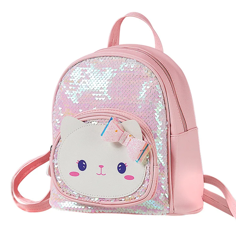 Mochila nueva a la moda con bonitos dibujos, bolso de hombro doble cómodo, pieza brillante, bolso escolar exquisito, bolsos de bebé de gran capacidad de princesa - imagen 5