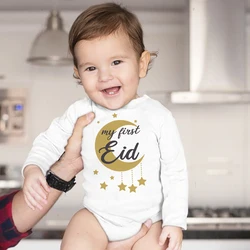 Mameluco bebé de algodón con estrellas y luna – Body suave