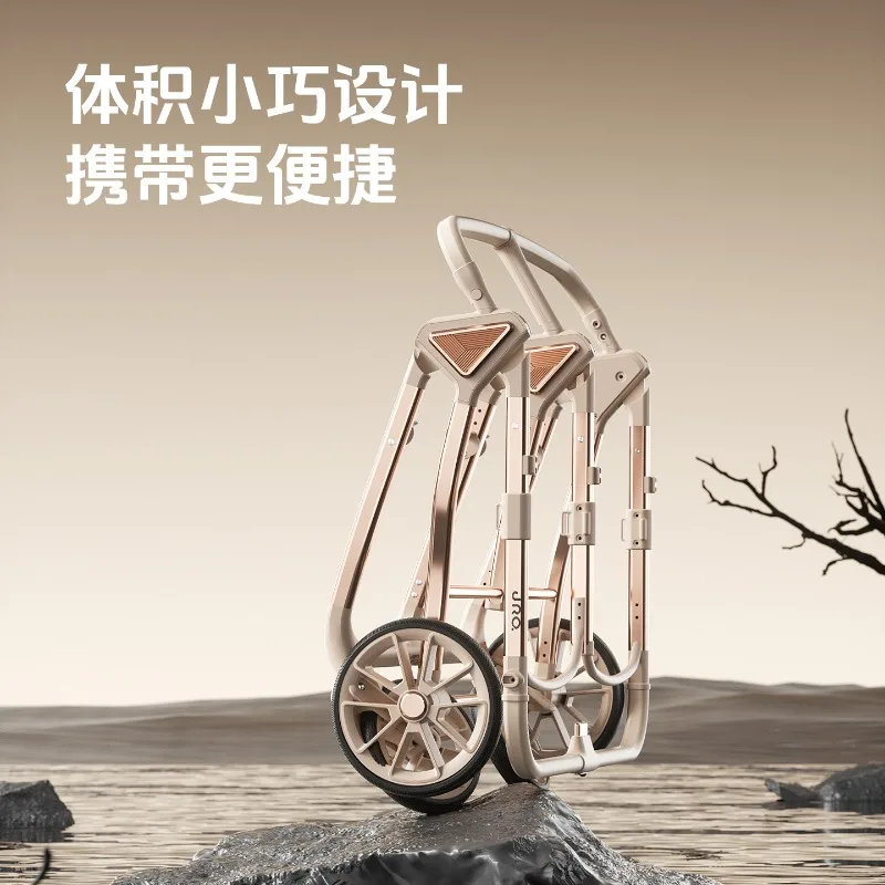 El cochecito se puede sentarse y tumbarse y plegar ligeramente para carritos de bebé recién nacidos de 0 a 3 años. - imagen 2