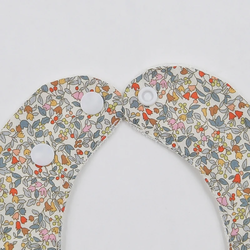 QX2D Babero lactancia para bebés, babero para recién nacidos, impermeable, parte trasera, toalla Saliva - imagen 5