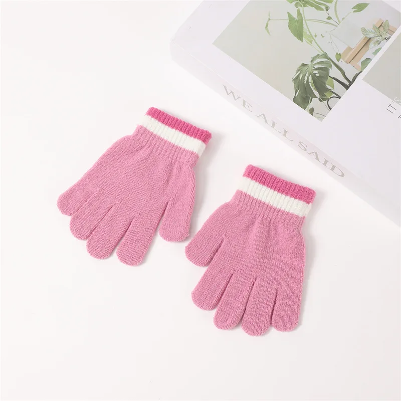 Set gorro y guantes unicornio niña – Forro térmico de invierno - imagen 2