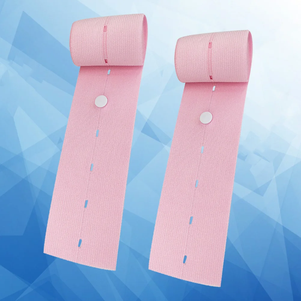 Correa de monitoreo del corazón fetal Bandas elásticas ajustables Rosa Altamente eficiente Estable Cómodo para madres embarazadas - imagen 4