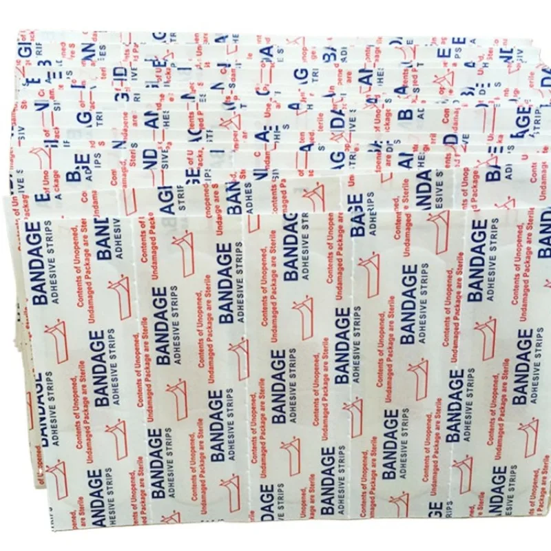 50 unids/set tirita transparente tiras de primeros auxilios de yeso impermeables para vendaje de heridas en la piel cinta adhesiva para vendajes - imagen 3