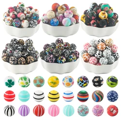 Cuentas de silicona decoratevas para pulseras niños – Pack Navidad 15mm