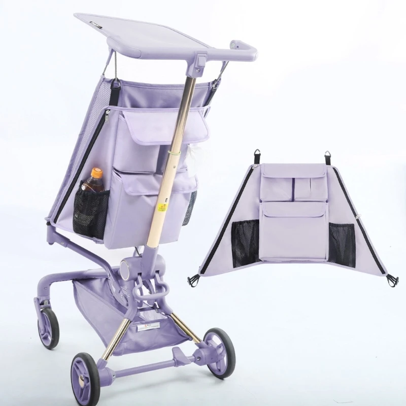 Bolsa de almacenamiento Universal para carrito de niños de gran capacidad, multibolsillos, cochecito de bebé, juguetes, botellas, organizador, accesorios