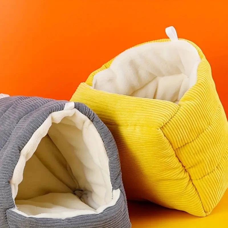 Nido cálido para loros – Casa invierno pájaros hámsteres pequeñas - imagen 3