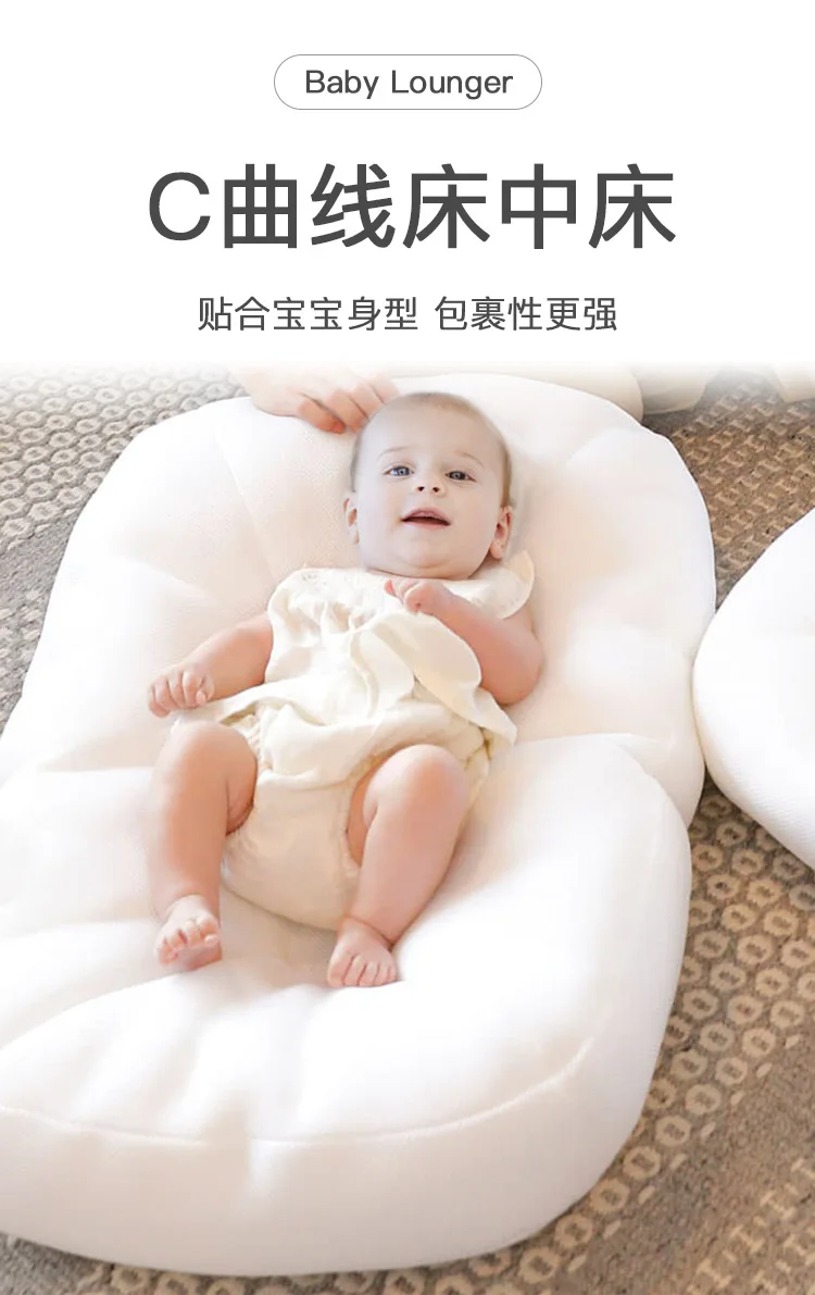 Cuna de bebé multifuncional cama infantil biomimética móvil grande - imagen 5