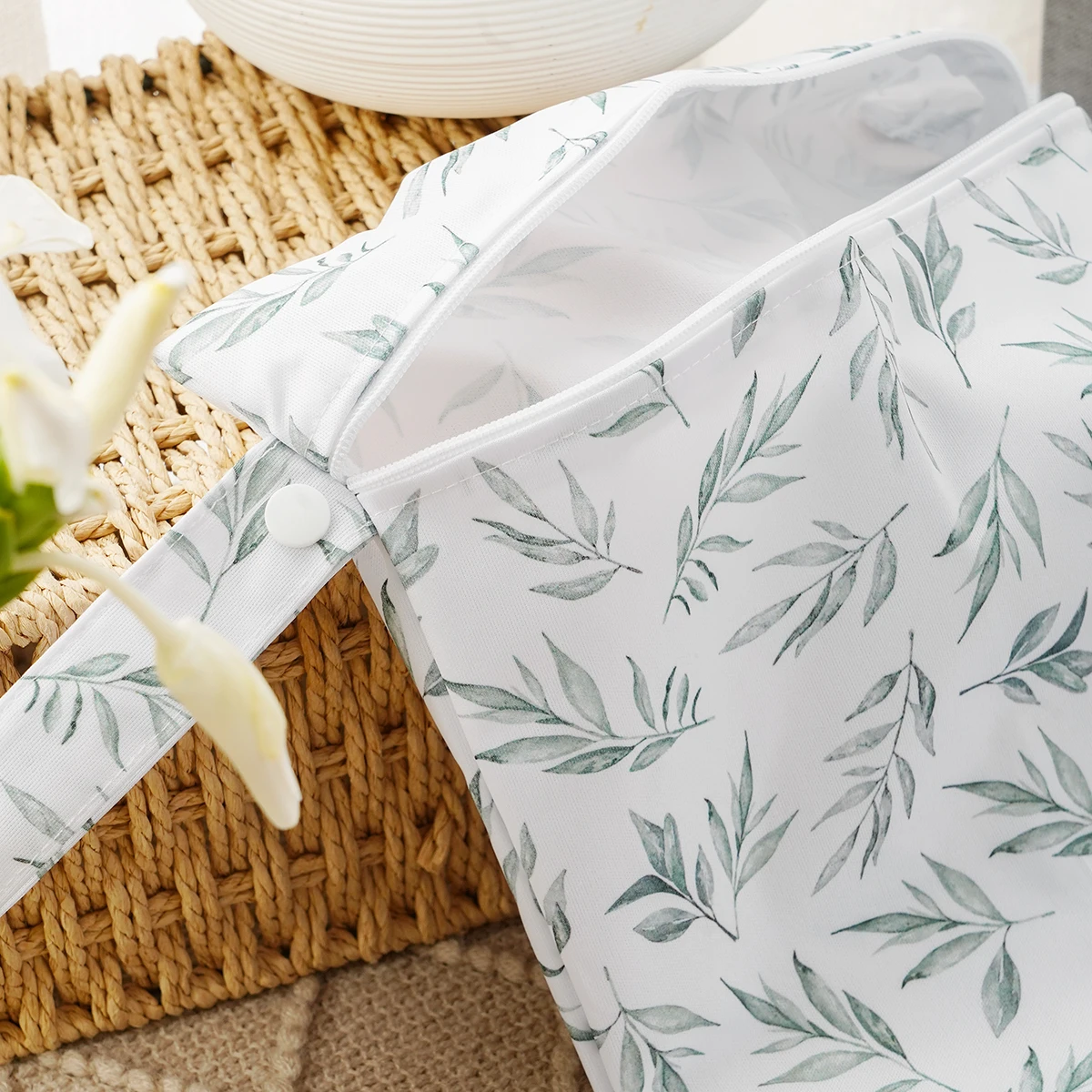 Elinfant-bolsa portátil de secado húmedo, 3 piezas, lavable, reutilizable, impermeable, bolsa de almacenamiento multifuncional - imagen 4