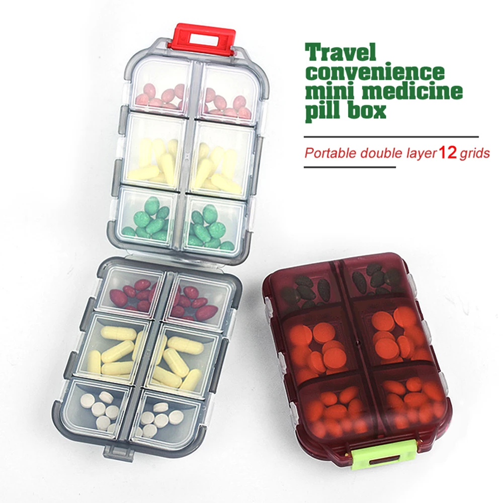 Pastillero de viaje Tcare con diseño compacto