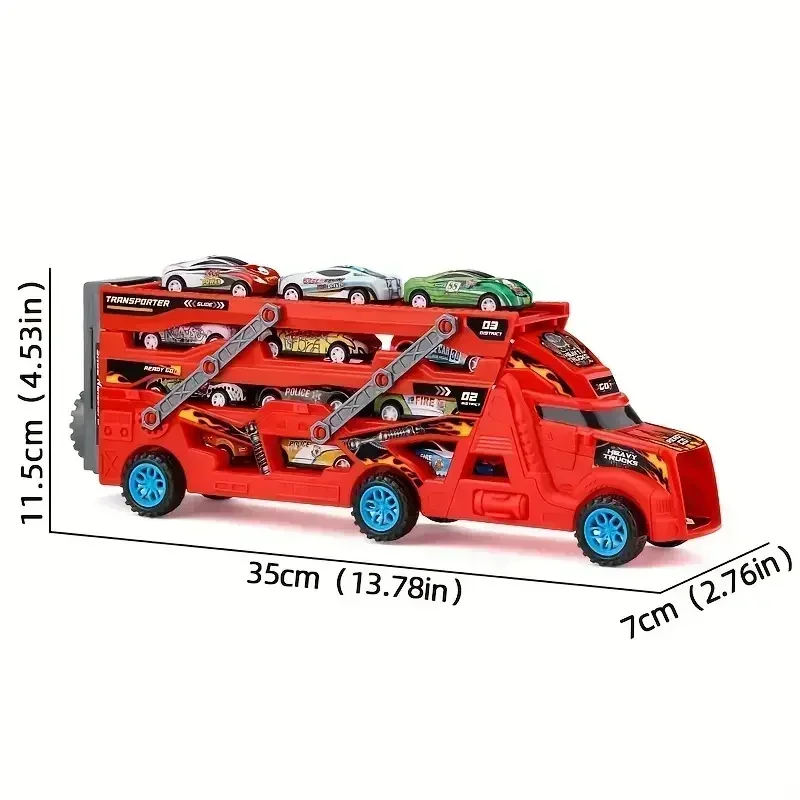 Camión transformable con pista plegable – Juguete educativo - imagen 3