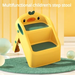 Taburete infantil para lavabo con escalones - movimiento fácil