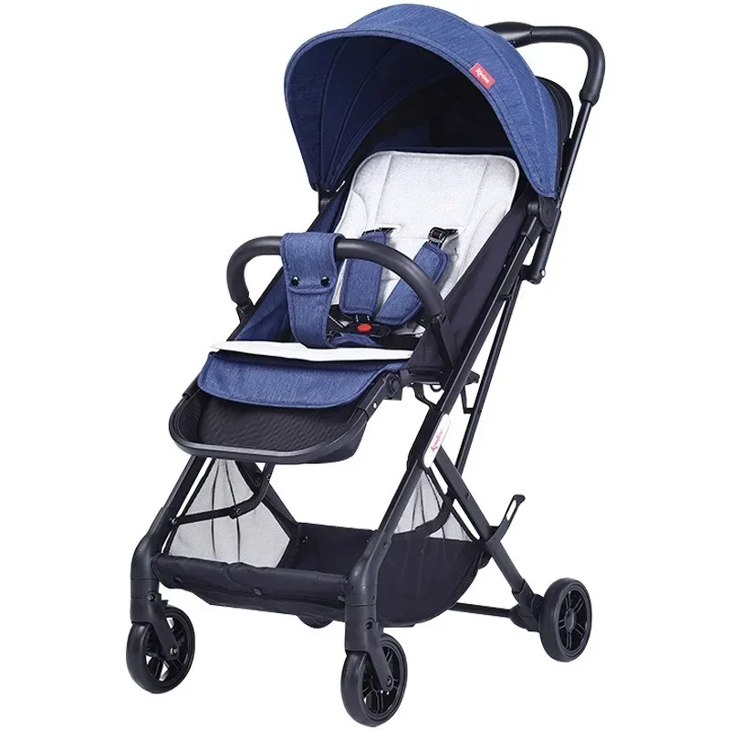 Cochecito de bebé plegable y portátil con ruedas todoterreno