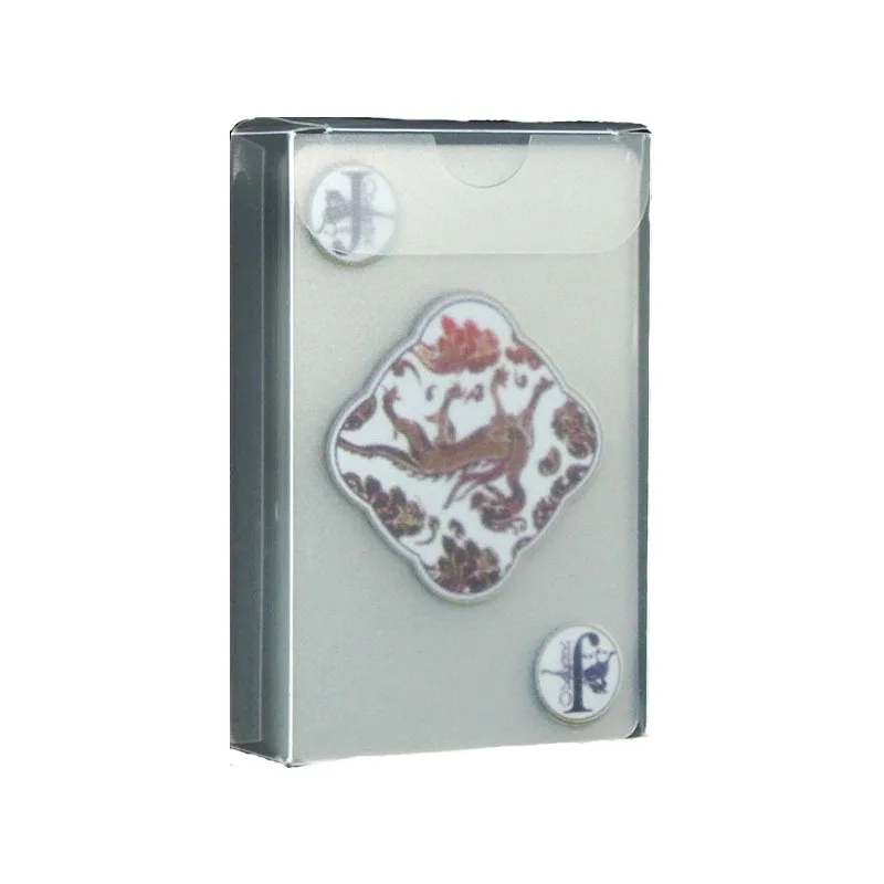 Playing Cards Transparent Plastic Frosted Poker White Frosted Waterproof PVC Playing Cards Unique Cards Indoor Party Game - imagen 5
