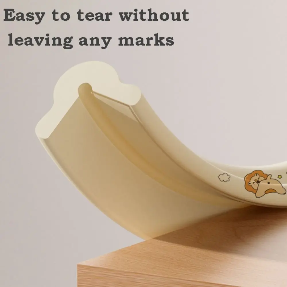 Práctica tira protectora de borde de escritorio de 2m, Protector de esquina de pared suave de seguridad, parachoques de espuma con patrón Digital de dibujos animados gruesos para mesita de noche - imagen 3