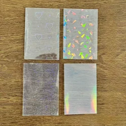 Fundas protectoras para tarjetas K-pop – Diseño corazón con brillos para colección
