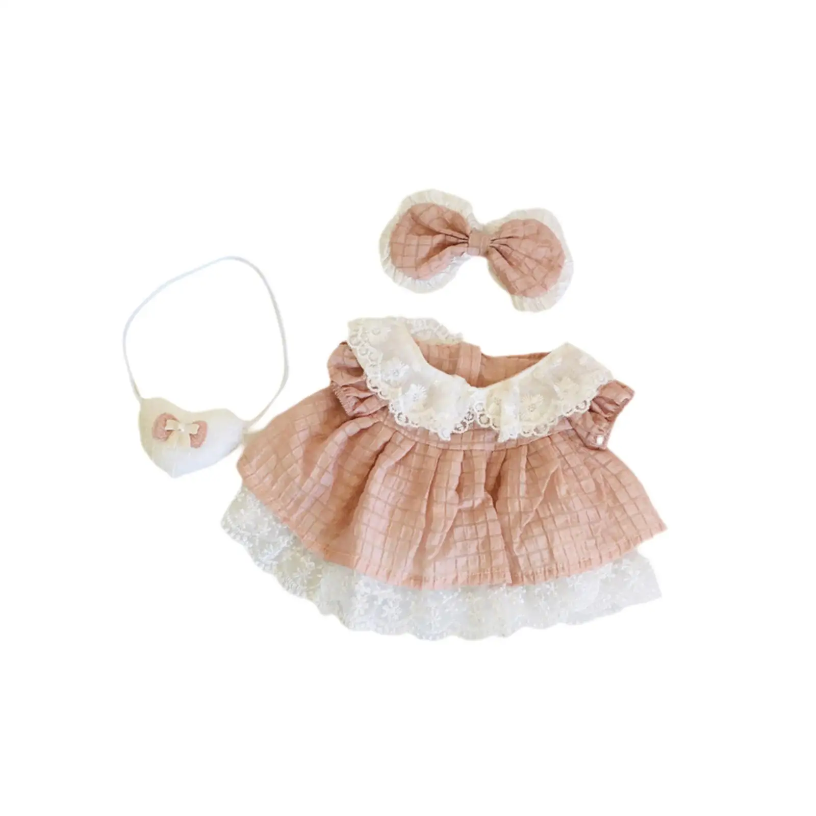 Dolls Dress Suit Handmade Clothing Princess Dress Clothes Miniature Clothes for 14.96'' Doll Dolls Dress Suit Handmade Clothing Princess Dress Clothes Miniature Clothes for 14.96'' Doll