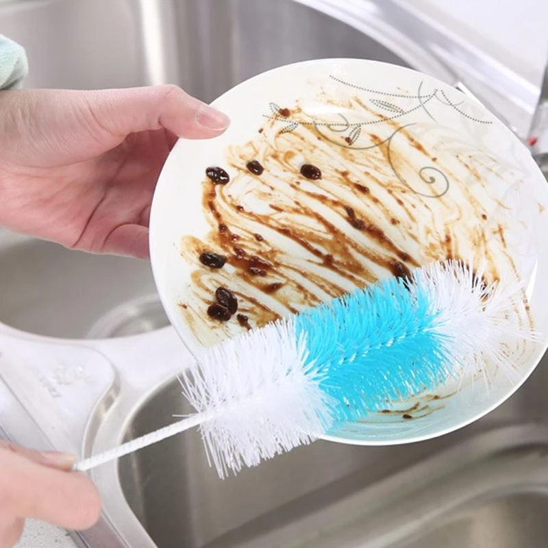 Cepillos limpiador biberones M76C recién nacidos cepillo limpieza largo largo - imagen 4