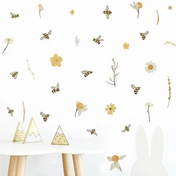 Pegatina de pared vinilo extraíble acuarela para habitación infantil