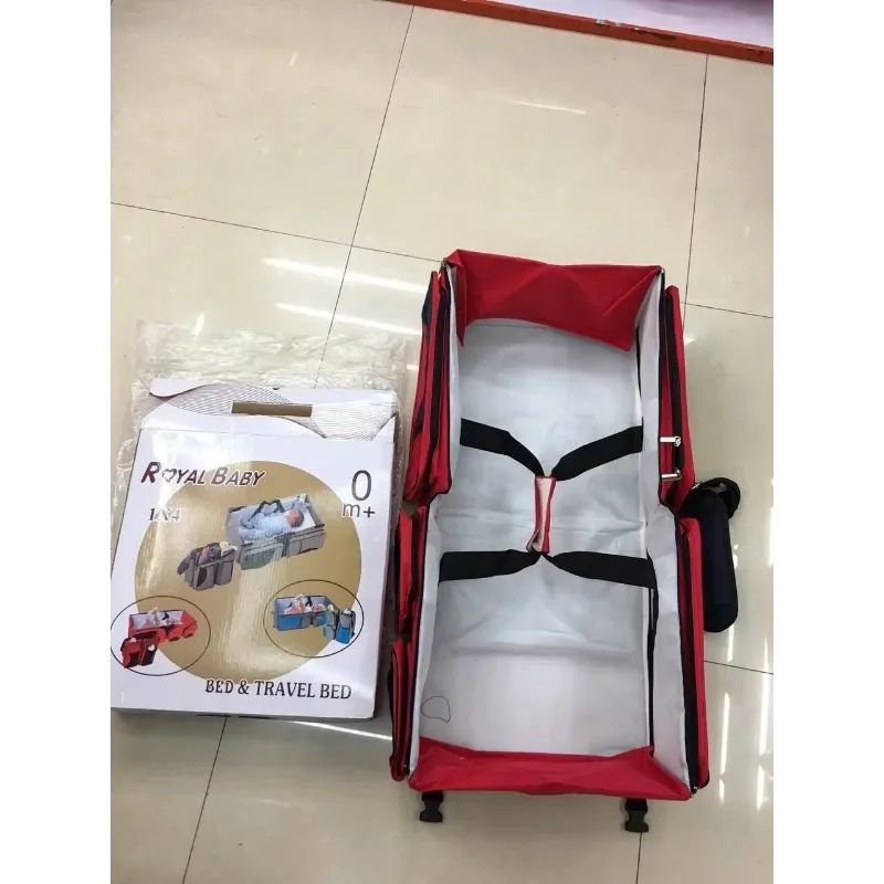 Cuna de viaje portátil plegable, cama de bebé compacta para recién nacidos, nido de bebé ligero, solución para dormir infantil lista para viajar - imagen 2