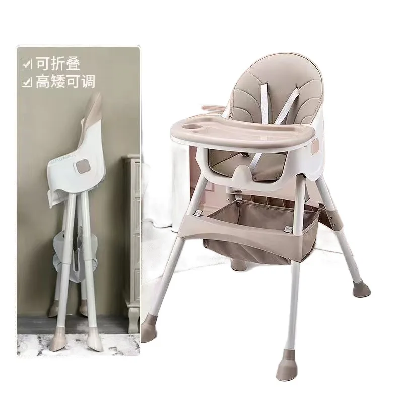 Sillas altas Silla de comedor para bebé Mesa de comedor plegable Silla funcional Mesa de comedor para bebé Silla para niños - imagen 5