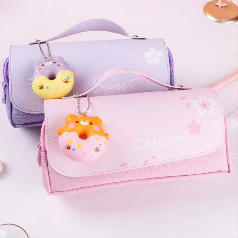 Estuche de lápices estilo japonés para niñas – Papelería escolar - imagen 2