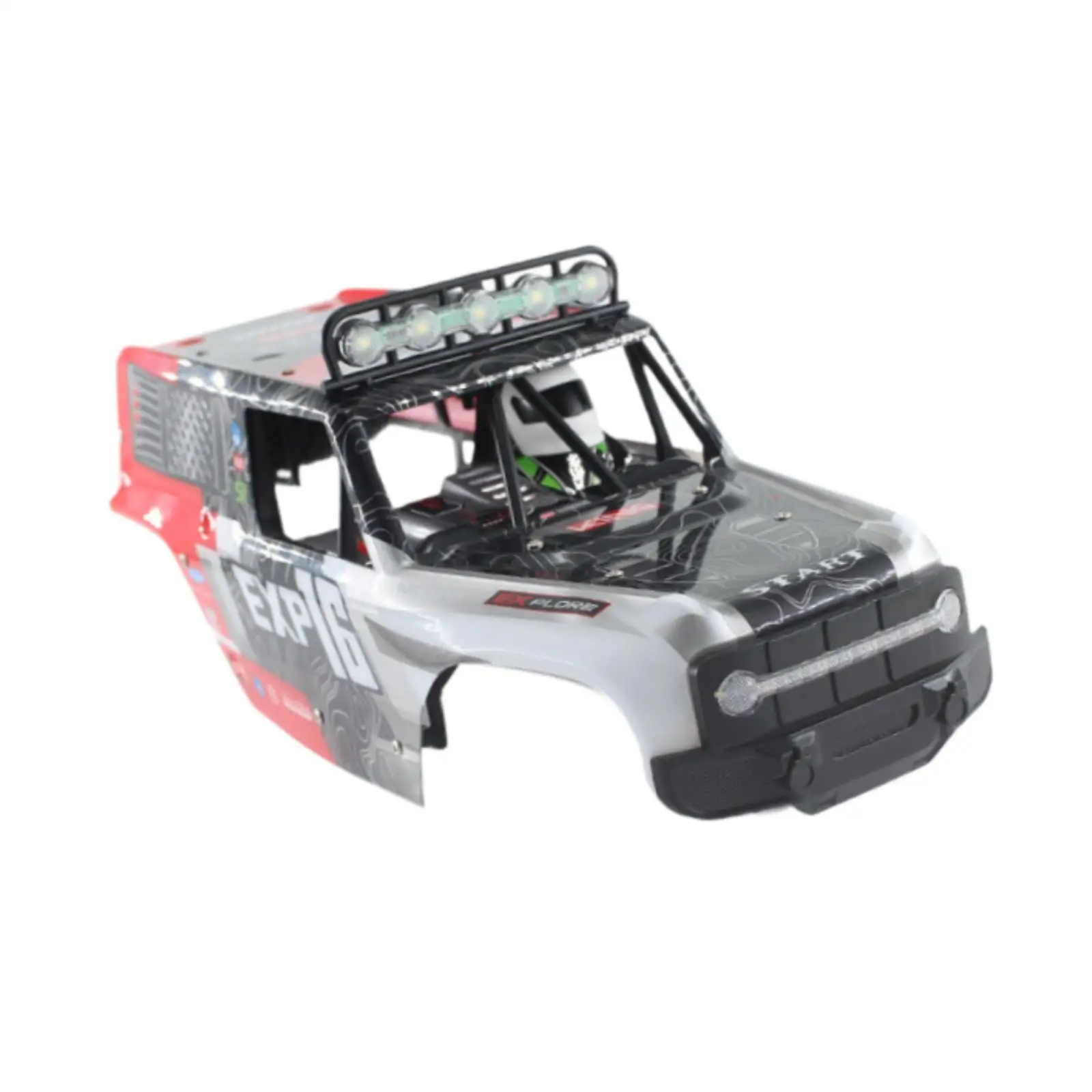 1/12 RC Body Shell 15inch Long for Wltoy 124006 Simple Assembly Lightweight