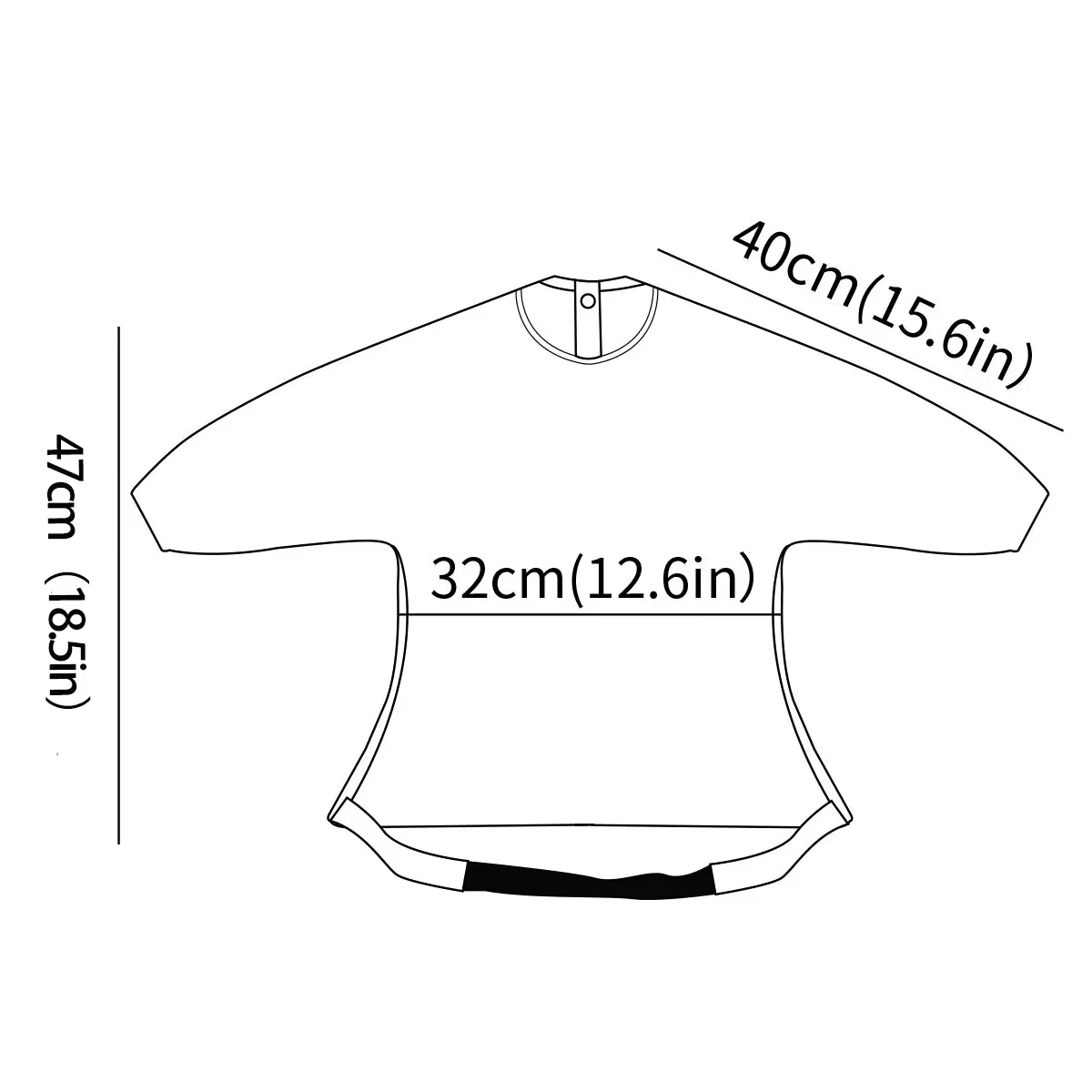 Elinfant-baberos de alimentación impermeables de manga larga con bolsillo, mono lavable, delantales, trona y mesa acoplables, 1 ud. - imagen 2