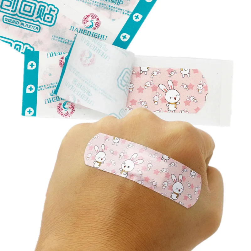 120pcs/set Cartoon Band Aid Breathable Woundplast First Aid Plasters Strips for Children Kids Dressing Patch Adhesive Bandages - imagen 3