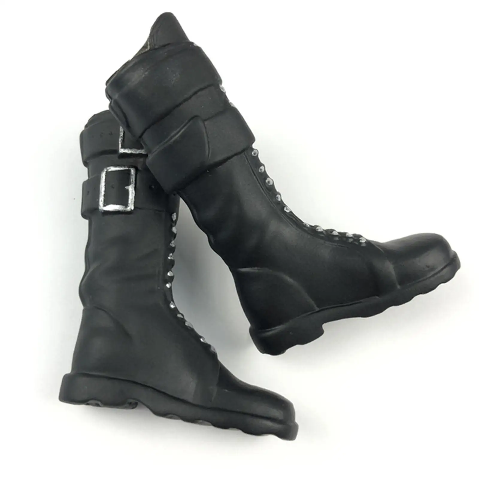 1/6 Scale Figure Long Boots Decor Costume Dress up Accessory Fashion Miniature Boots for 12in Doll Model Model Figures Accessory