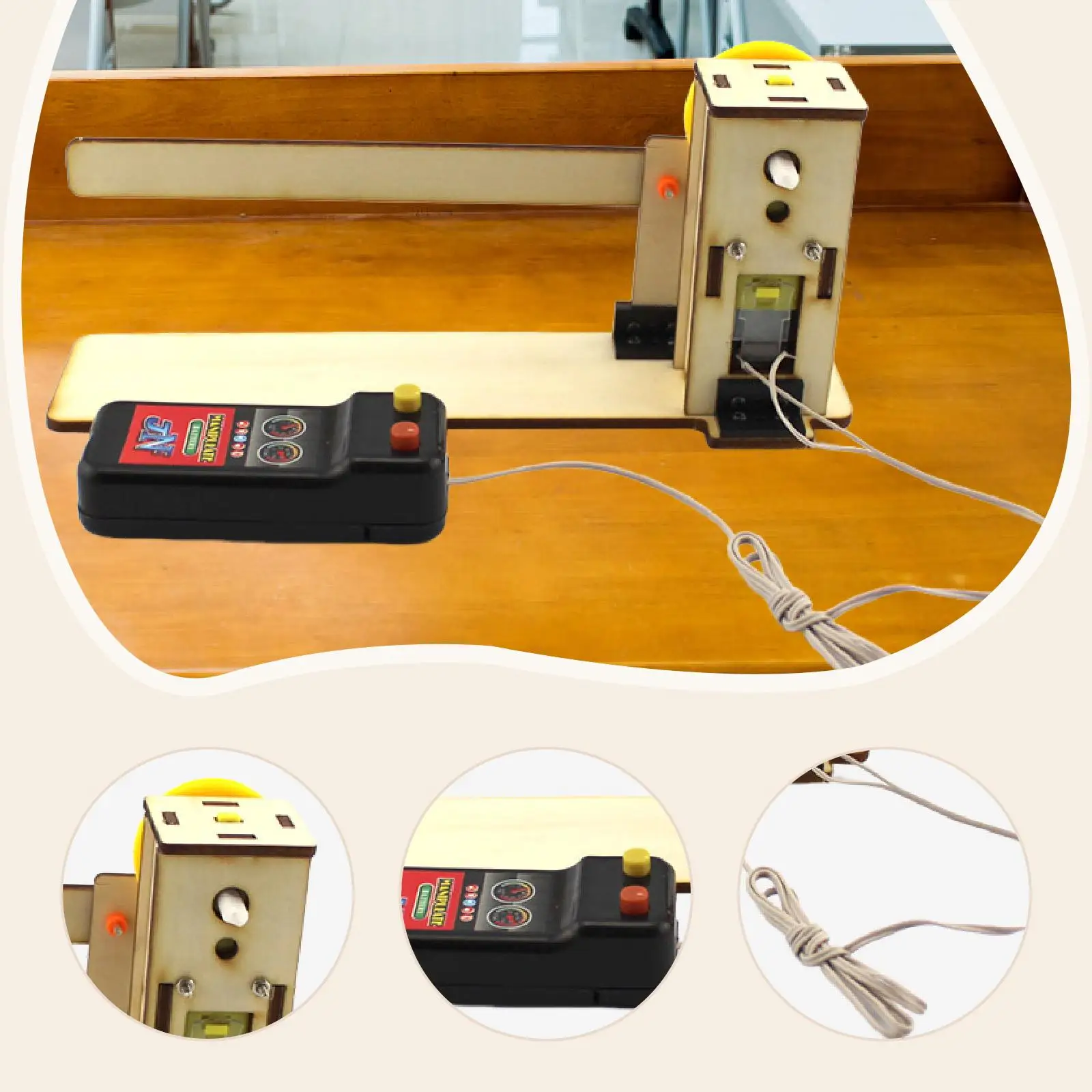 Modelo de puerta de madera física juguete interactivo para padres e hijos rompecabezas juguete para niños - imagen 5