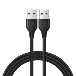 Cable USB A doble macho para cargar y sincronizar teclado portátil