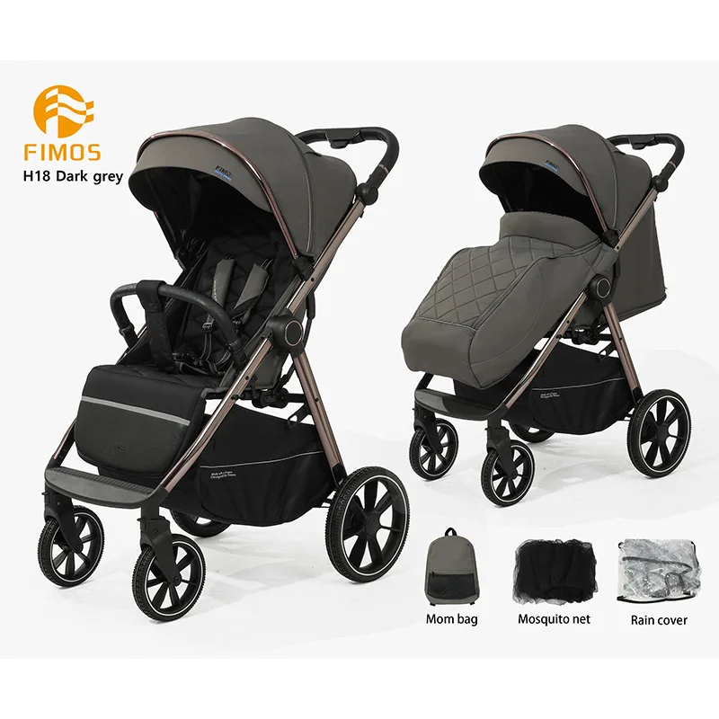 Cochecito Kidilo puede sentarse y acostarse, carrito de paraguas transpirable plegable ligero para bebé, cochecito portátil para niños - imagen 2