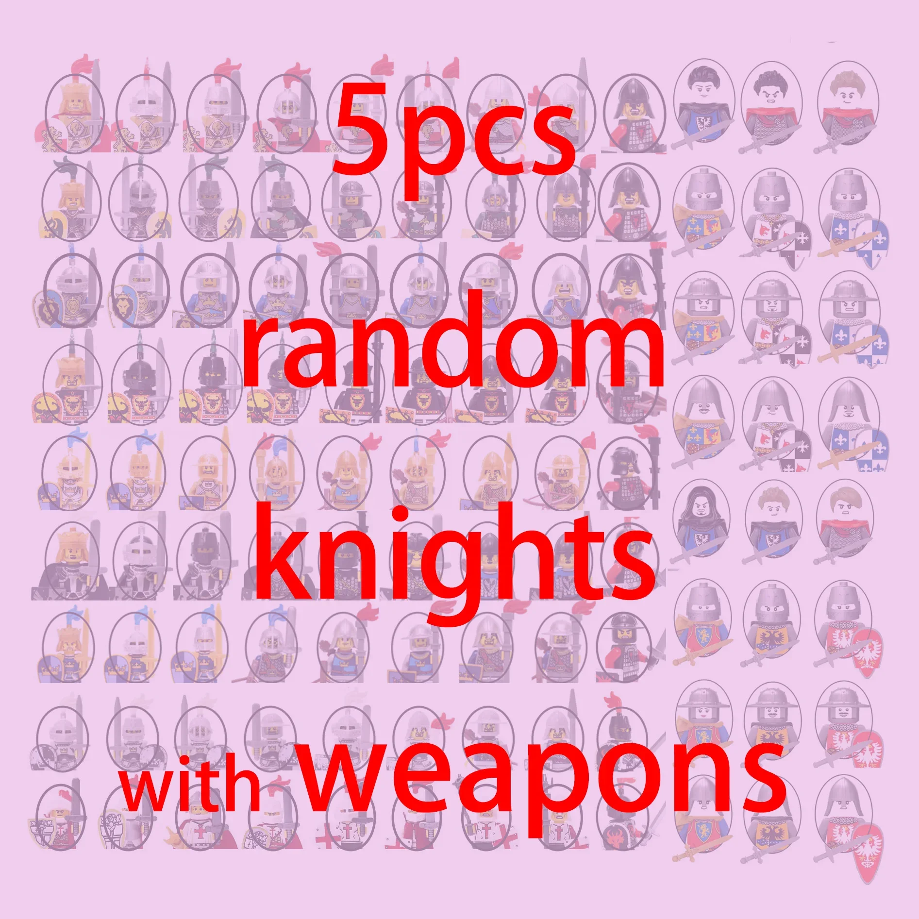 5pcs random knight
