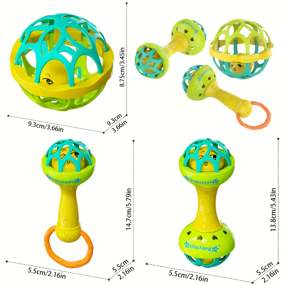 Juguete musical campana y pelota para bebés – Estimulación temprana - imagen 2