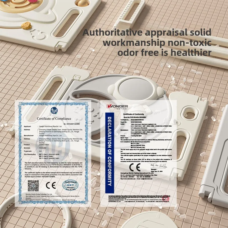 Parque infantil grande para bebé, valla de actividades plegable para bebé, parque infantil lujoso para niños, parque infantil de plástico - imagen 3