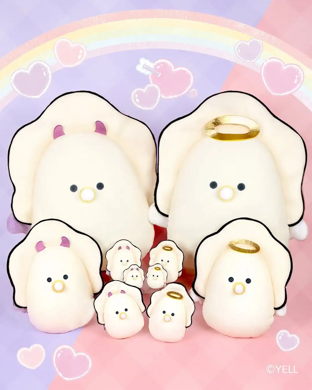 Llavero de peluche Namagaki Ángel y demonio con alas - imagen 2