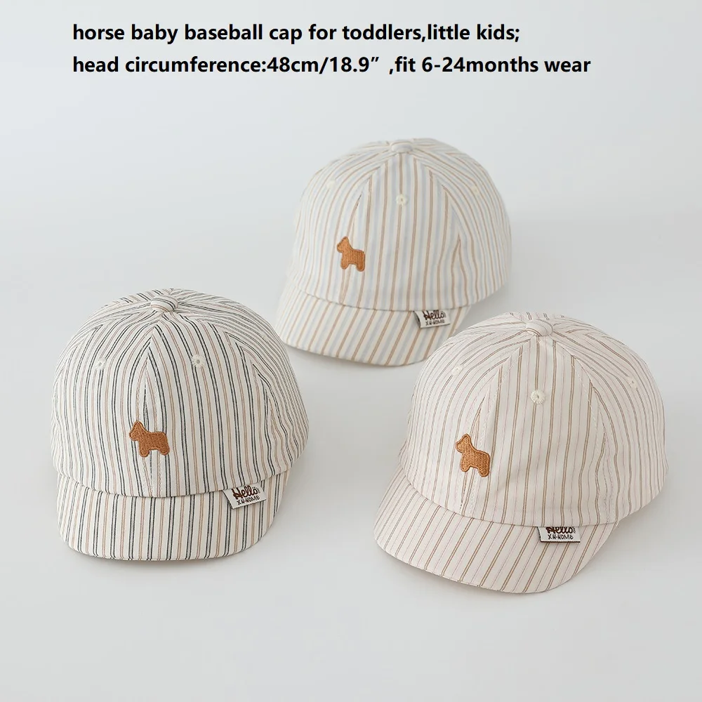 Gorra béisbol transpirable con diseño de caballo bebé verano - imagen 2