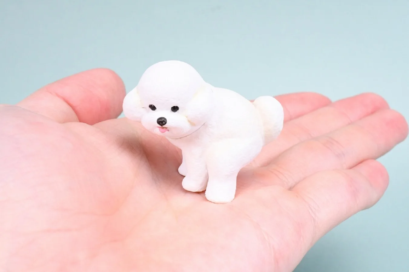 TakaraTomyArts cápsula juguetes kawaii divertido Funbari-nu 2 Bichon Frise Golden Retriever Pug Chihuahua perro excavador figuras de heces - imagen 5