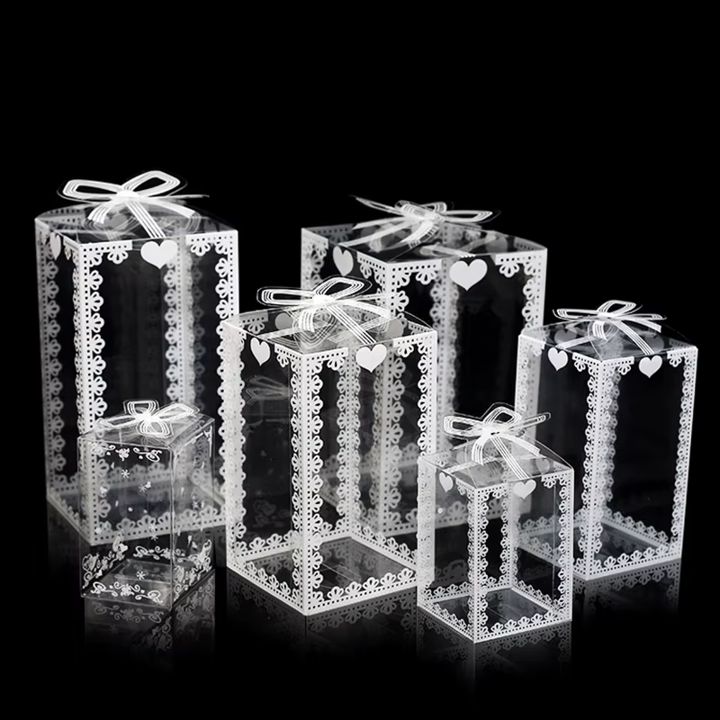 Cajas PVC transparentes para regalos de cumpleaños infantiles - imagen 4