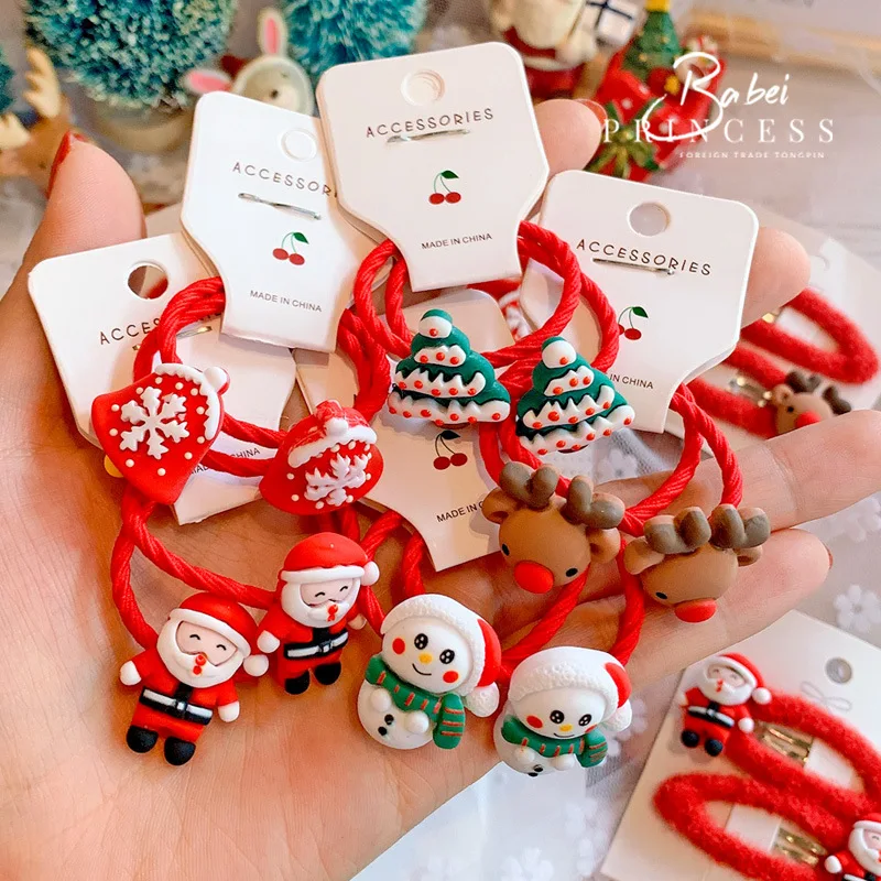 Calcetines navideños infantiles con motivo pingüino