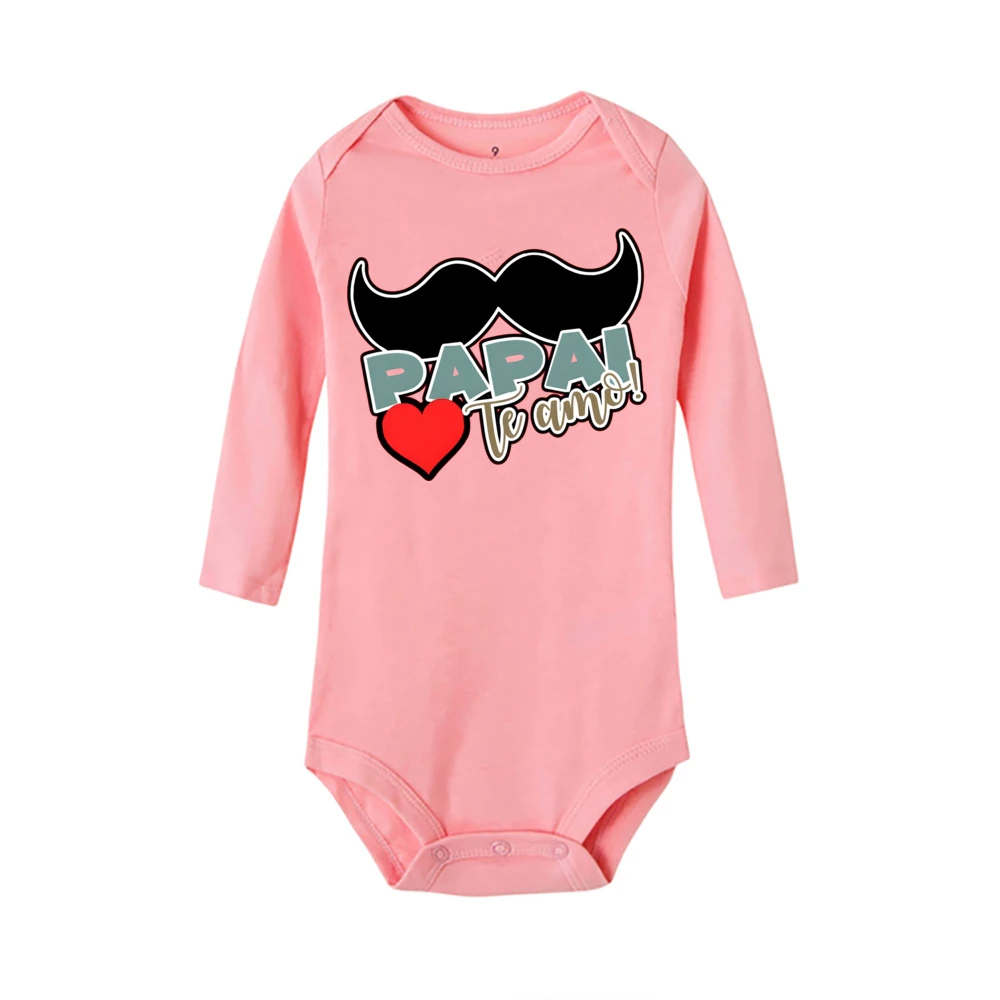 Pelele para bebé, mono infantil con estampado del Día del Padre feliz, ropa para bebé/niña, regalos para el Día del Padre, monos, ropa para recién nacido - imagen 5