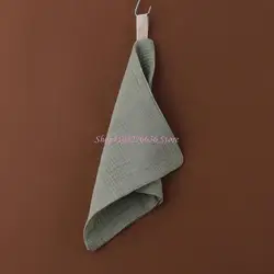 R6FD Babero algodón para bebé, estilo moderno, bolsillo para alimentación, eructo, toalla para Saliva infantil