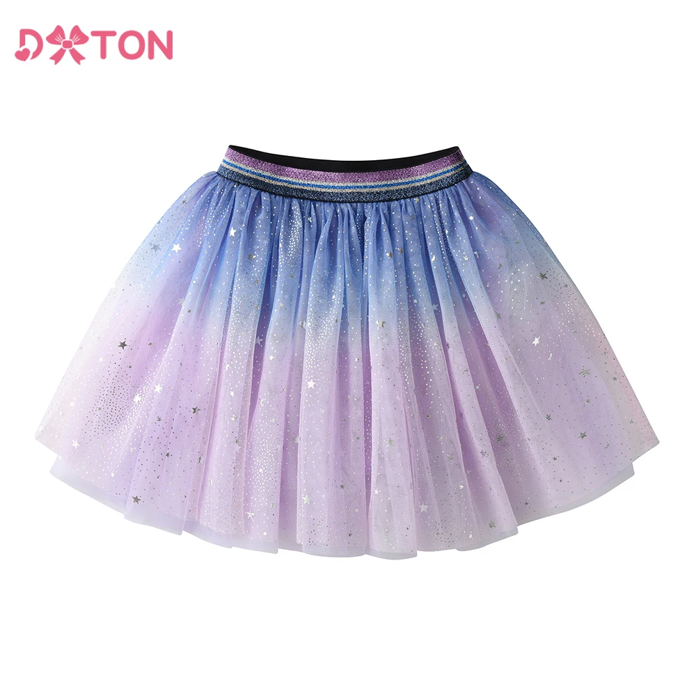 Falda tutú de tul degradado – Minifalda infantil DXTON para niñas