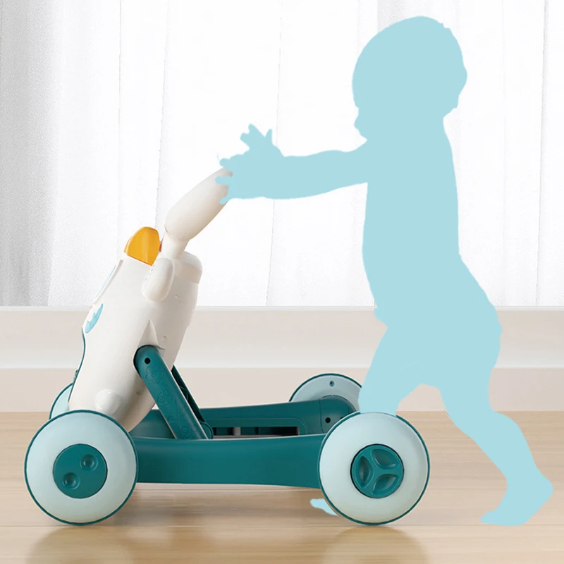 Andador para bebé multifunción con música y altura ajustable - imagen 2